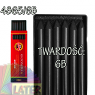 Wkłady grafitowe do ołówka 5,6mm 6B - Gioconda 4865 - wklady_grafitowe_kubus_4865_6b_6szt_sklep_plastyczne_later_pl_b1c.png