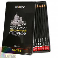 Ołówki do szkicowania 4H-12B Zestaw 12 sztuk - zestaw_olowkow_artistick_12sz_later_plastyczne_lublin_pl_2c.png