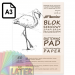 Blok szkicowy z papierem ekologicznym A3 100 arkuszy pelikan