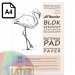 Blok szkicowy z papierem ekologicznym A4 100 arkuszy pelikan