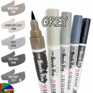 ECOLINE Grey Brush Pen - zestaw 5 kolorów - brush_pen_ecoline_grey_11509907_5szt_later_plastyczne_lublin_pl_b1.png