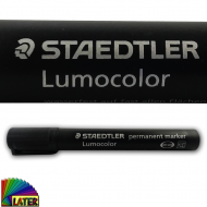 Czarny marker permanentny Lumocolor ze ściętą końcówką - marker_staedtler_lumocolor_permanent_later_plastyczne_lublin_pl_1.png