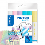 Zmywalne markery Pintor Pastel 6szt - pintor-pastel-6szt-later-plastyczne-lublin-pl-2b2.png