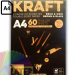 Blok Kraft Brown and Black A4 90g