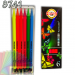 Kredki bezdrzewne fluorescent Progresso 6szt 8741