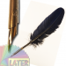 Pióro do kaligrafii grafitowa czerń Manuscript Quill Pen