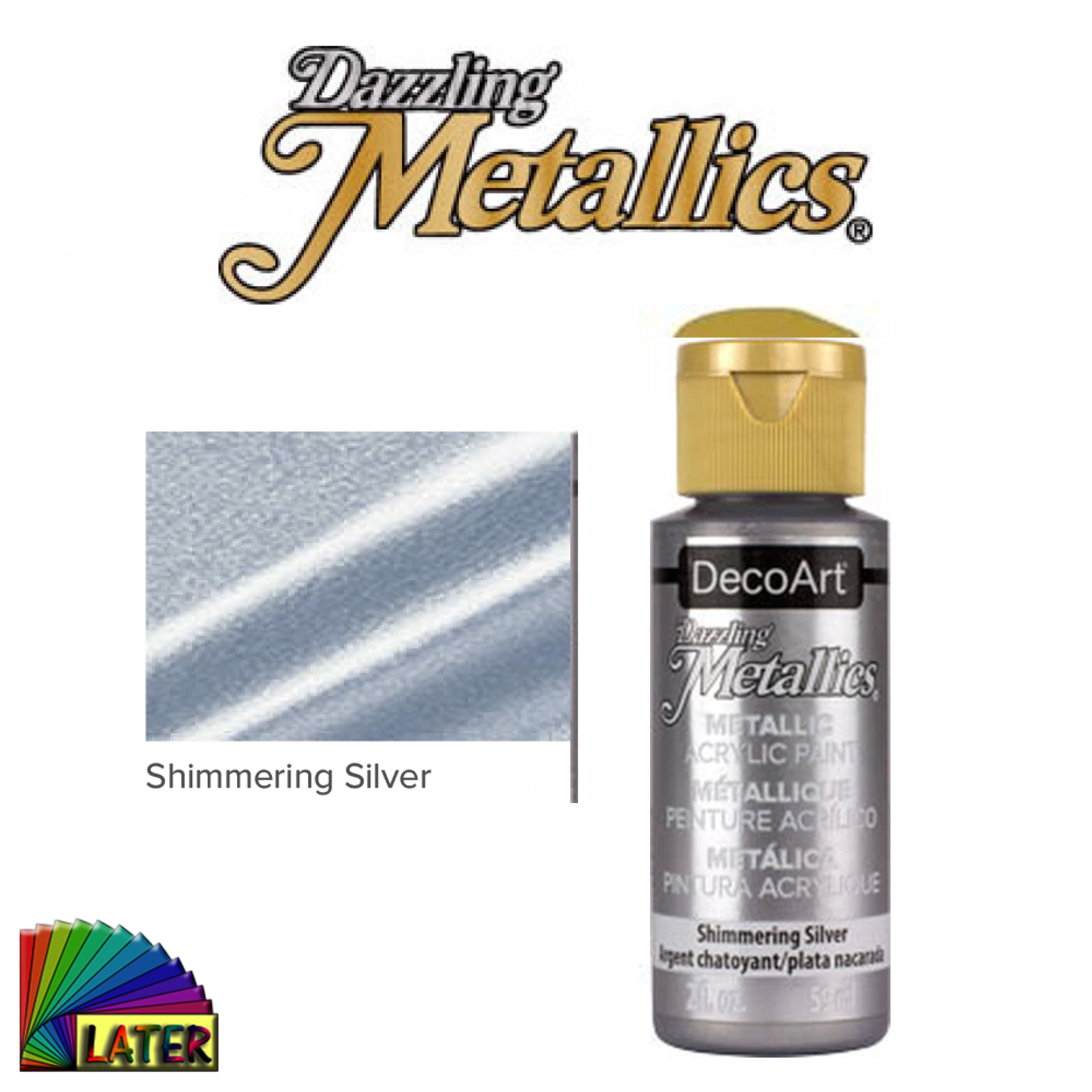 Farby akrylowe Dazzling Metallics 59ml